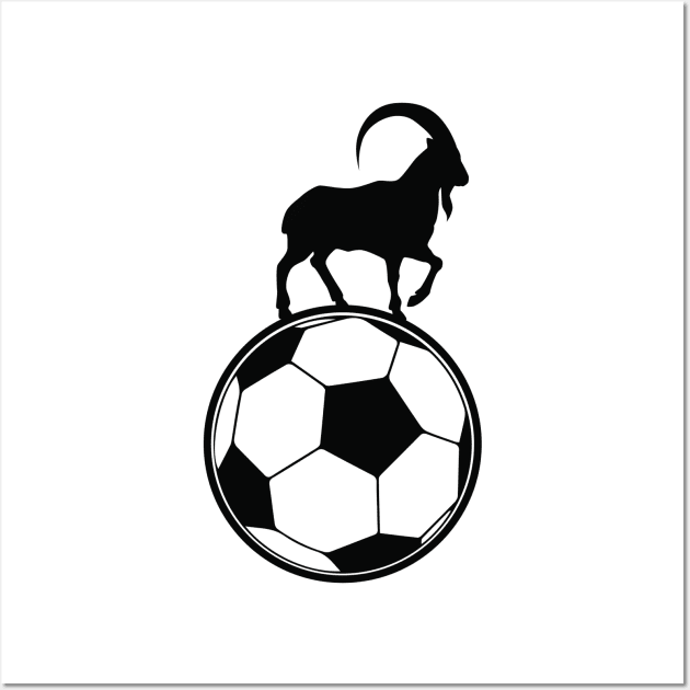 GOAT of Soccer Wall Art by justSVGs